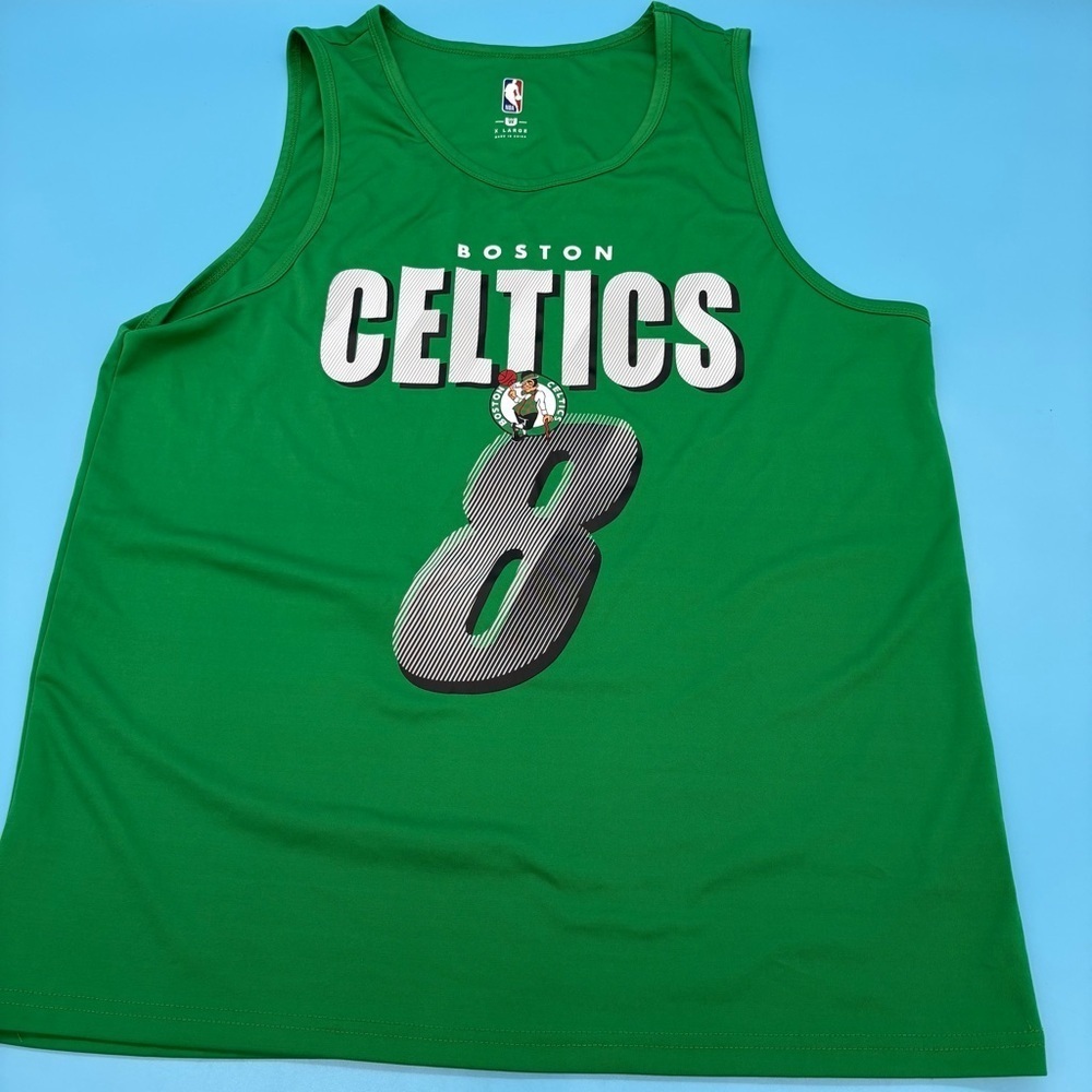 NBA Boston Celtics Green Tank Top Screen Print “WALKER” “8” Size XL